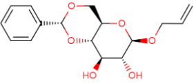 allyl(R)-4,6-O-benzylidene-β-D-gluco-pyranoside